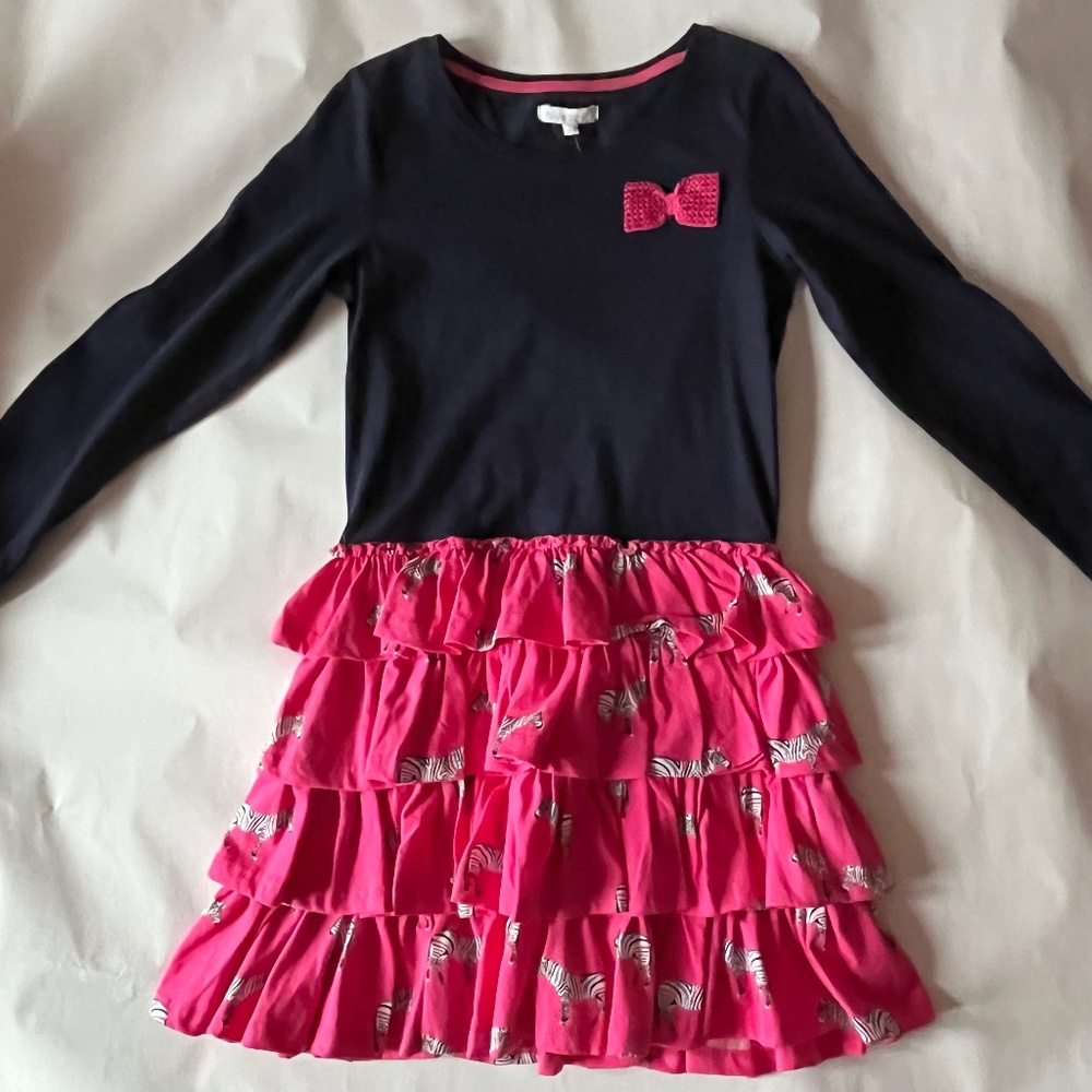 Girls Long Sleeve Cotton Dress
